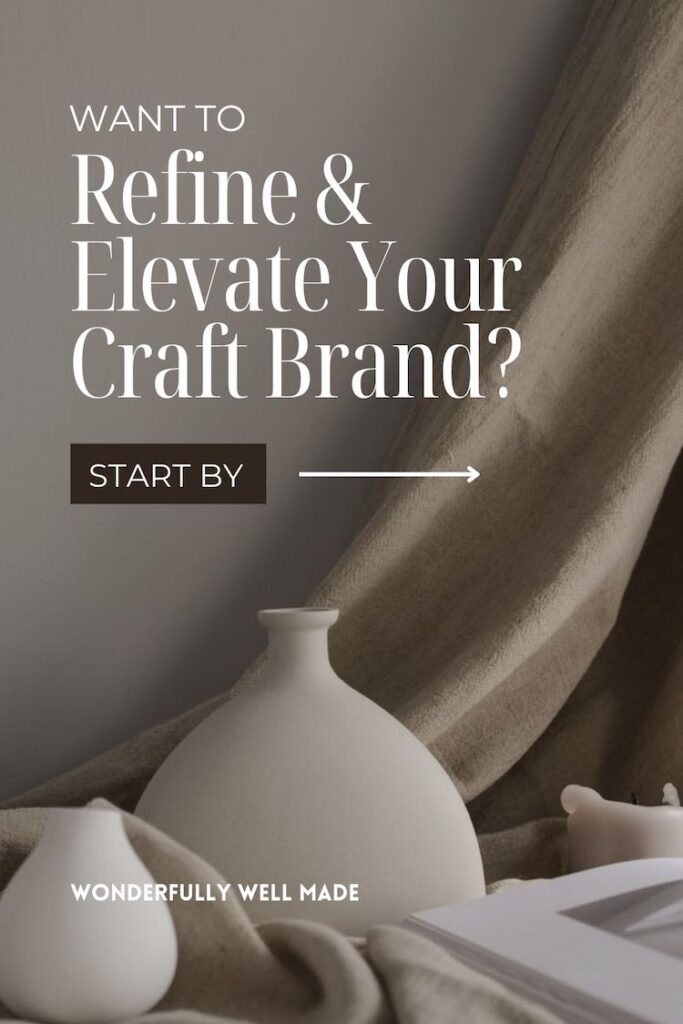 A mini online guide showing designers, makers, creatives, and artisan brands how to refine and elevate their craft business